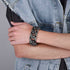 totenkopf edelstahl Armband Herren monster skull bracelet uniqal